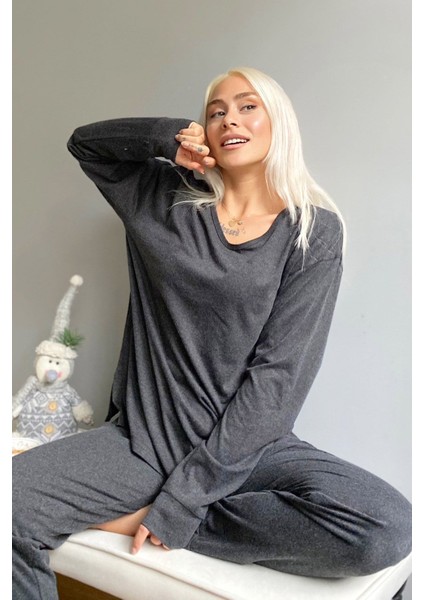 Bambu Uzun Kol Kadın Pijama Takımı