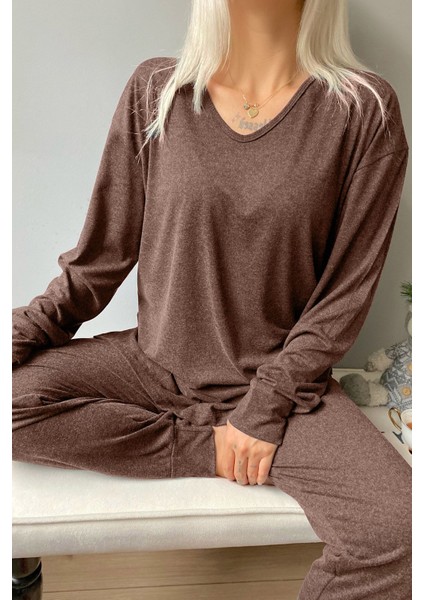 Bambu Uzun Kol Kadın Pijama Takımı fırsatları