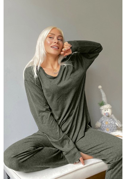 Bambu Uzun Kol Kadın Pijama Takımı