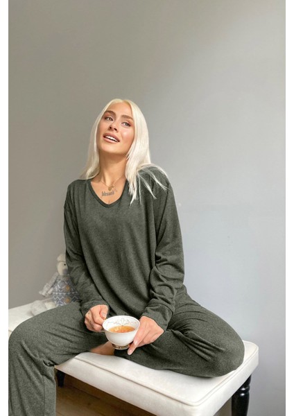 Bambu Uzun Kol Kadın Pijama Takımı
