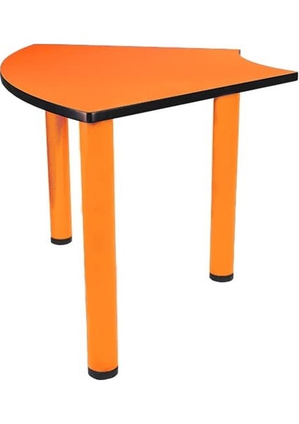 Oval Trapez Çocuk Odası Anaokulu Kreş Masa 90X60CM (Metal Ayaklı) fırsatları