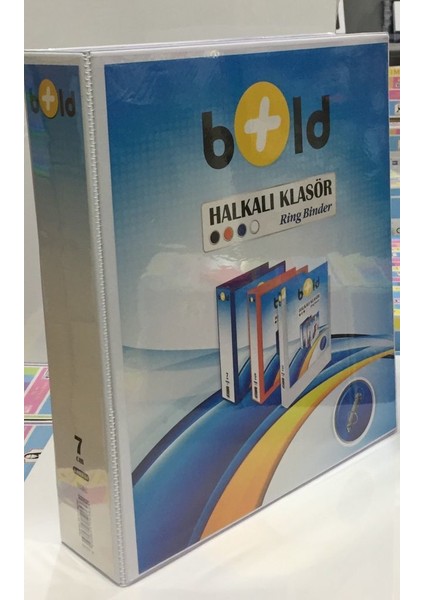 Bold 2 Halka 7 cm Klasör Pls Beyaz