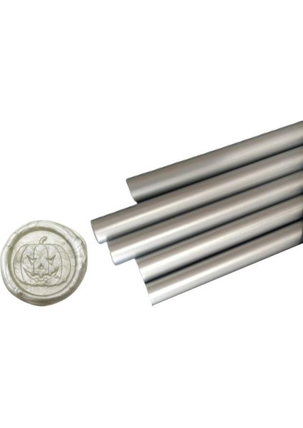 Mühür Mumu Çubuk Sıcak Tutkal 11MM x 20CM 3’lü Metalik Gümüş Renk