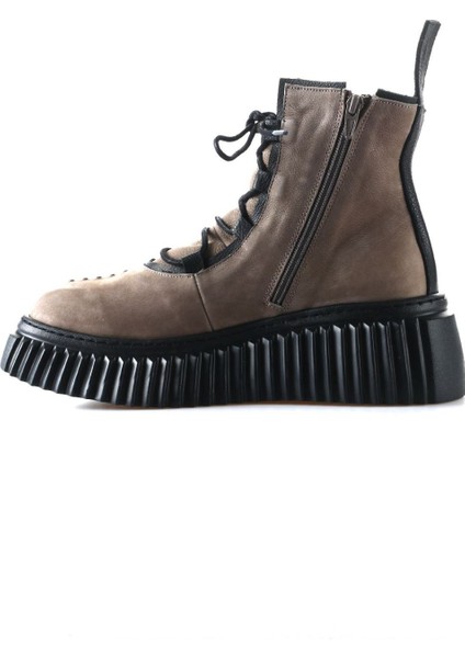 Vizon Siyah Nbk-Deri Kadın Düz Bot modelleri