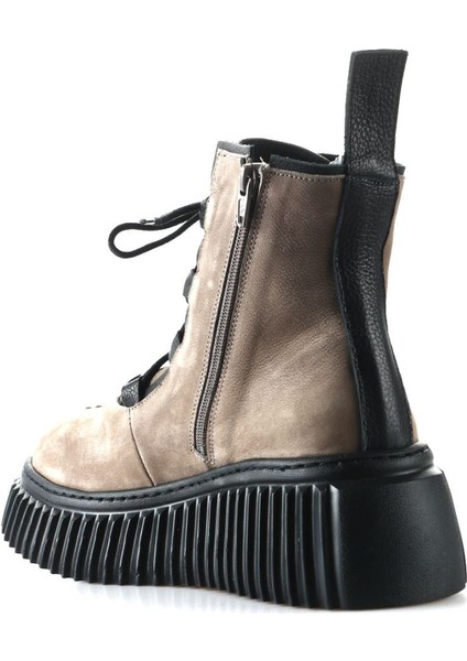 Vizon Siyah Nbk-Deri Kadın Düz Bot fırsatları