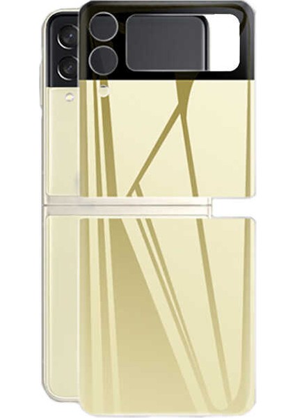 Samsung Galaxy Z Flip 3 3D Standart 2 in 1 Kamera Koruyucu Gold fiyatları