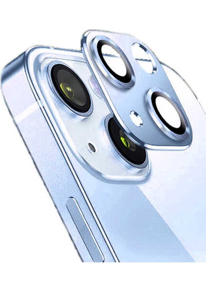 Apple iPhone 13 Mini Kamera Lens Koruyucu Çerçeveli Koruyucu Cl-03