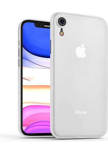 Apple iPhone Xr 6.1 Kılıf A+ Ultra Ince Sert Kapak