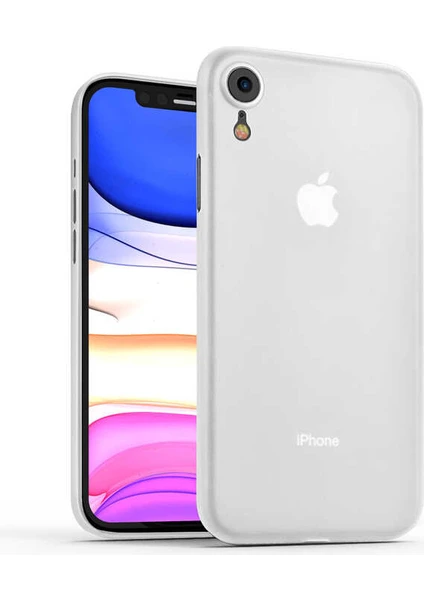 Apple iPhone Xr 6.1 Kılıf A+ Ultra Ince Sert Kapak