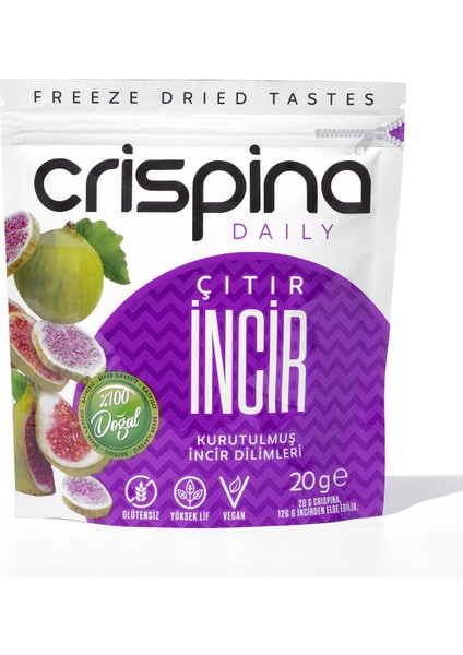 Çıtır Incir (Freeze Dried) Glutensiz , Vegan