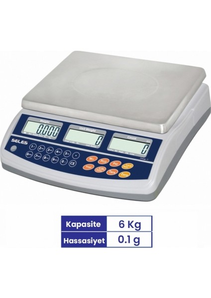 Qhd+ 6 kg Sayıcı Terazi