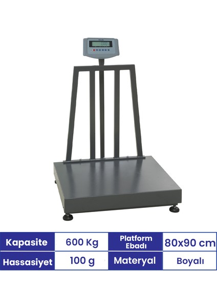 A1-L 80X90 cm 600 kg Tartım Baskülü