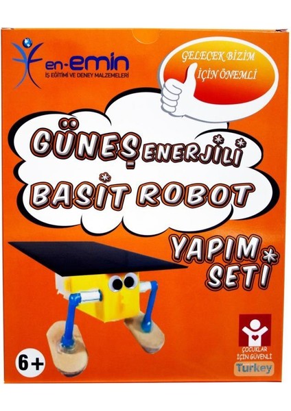 Güneş Enerjili Robot Yapım Seti  Deney Seti