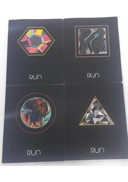 Keskin Color Run 80 Yaprak Kareli Defter 20X25CM