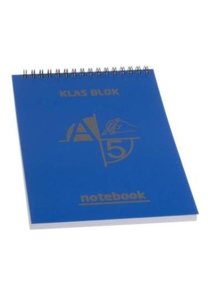 Spiralli Not Defteri A5 72 Yaprak Çizgili Defter Plastik Kapak Note Book
