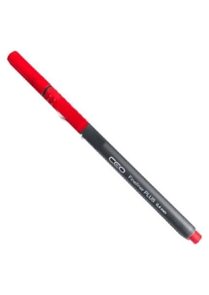 Ceo Fineliner Plus 0.4 mm Kırmızı Renkli Kalem