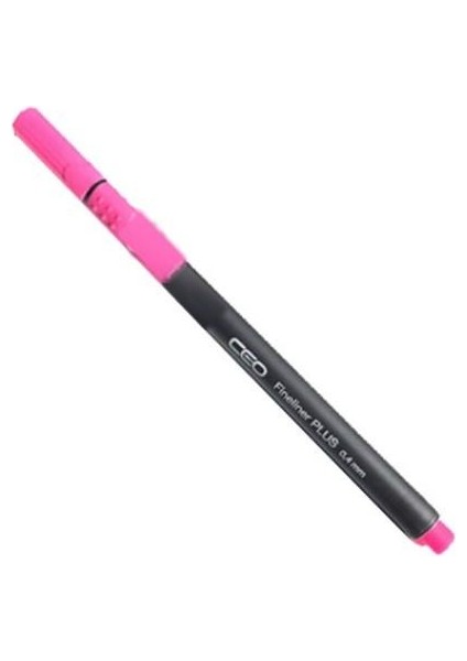 Ceo Fineliner Plus 0.4 mm Pembe Renkli Kalem