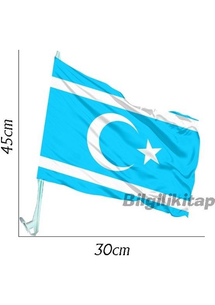 Araba Camı Için Türkmeneli Bayrağı Konvoy Bayrağı Araç Camı Flama