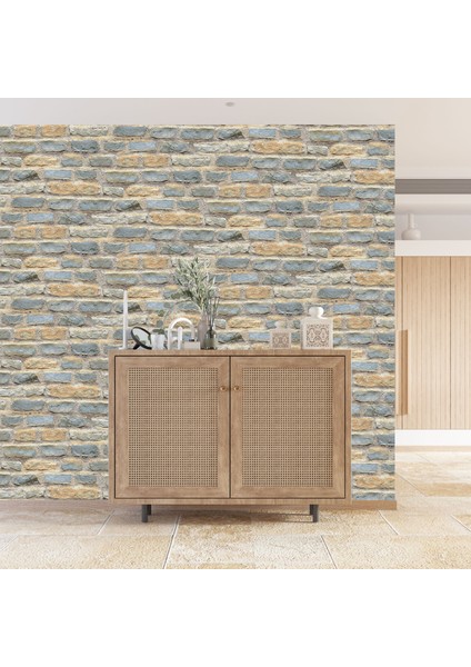 Exculusive 7995 Taş Desen Duvar Kağıdı 5 M²