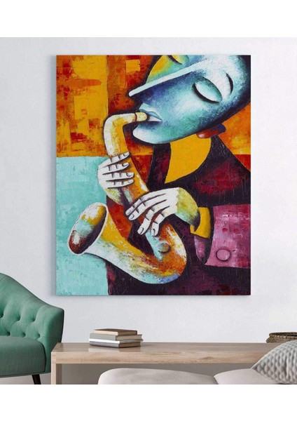 Marinne Vias Sokak Müzisyenleri Kanvas Tablo