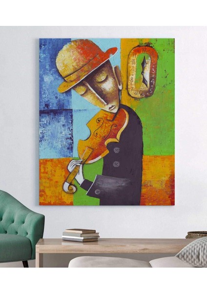 Marinne Vias Sokak Müzisyenleri Kanvas Tablo fiyatları