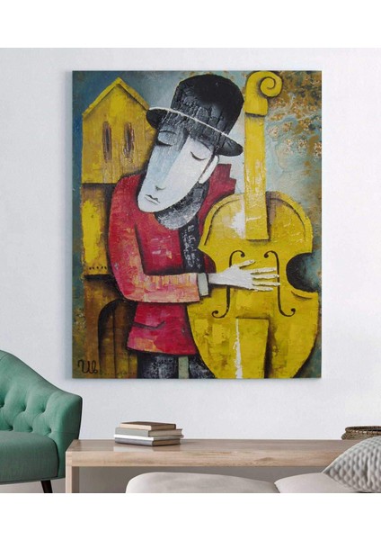 Marinne Vias Sokak Müzisyenleri Kanvas Tablo