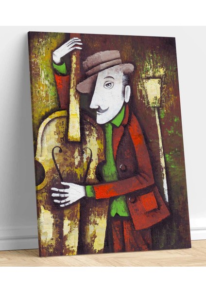 Marinne Vias Sokak Müzisyenleri Kanvas Tablo