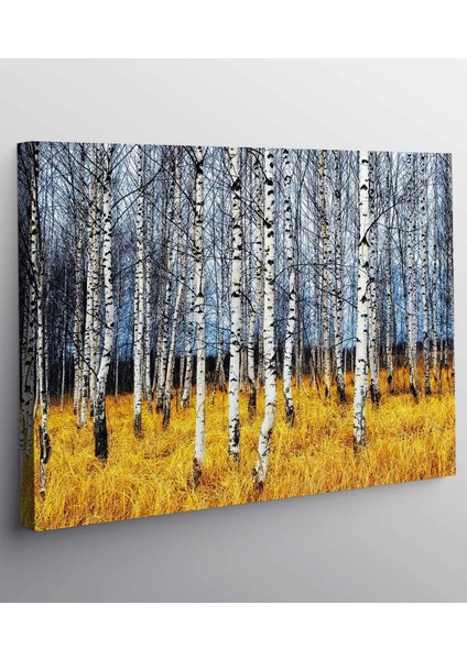 Son Bahar Kış Manzara Kanvas Tablo