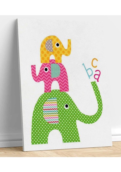 Fil Temalı Çocuk Odası Tablosu fiyatları