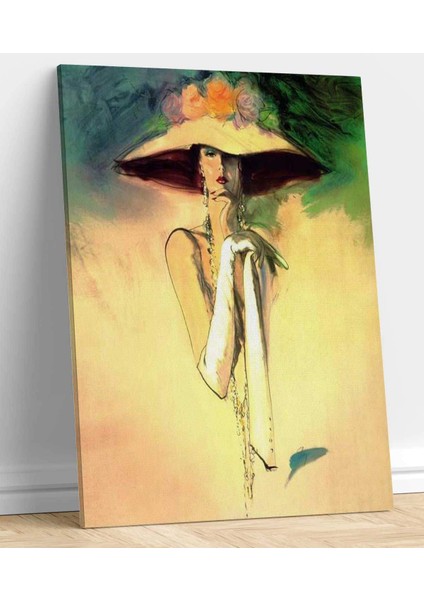 Zarif Kadın Kanvas Tablo fiyatları