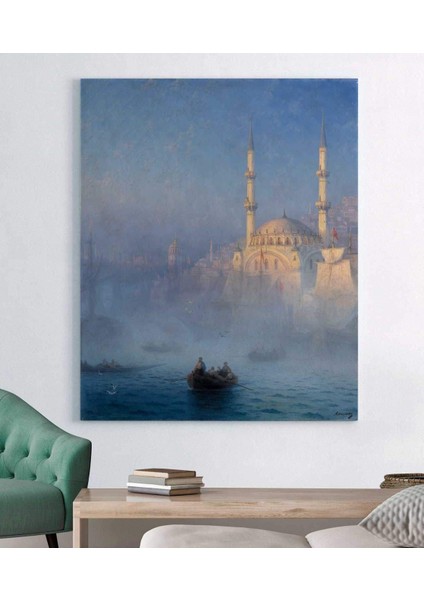 Ayvazovsky Istanbul'da Kayıklar Kanvas Tablo