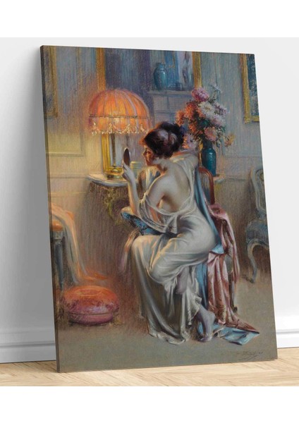 Delphin Enjolras Aynaya Bakış Kanvas Tablo