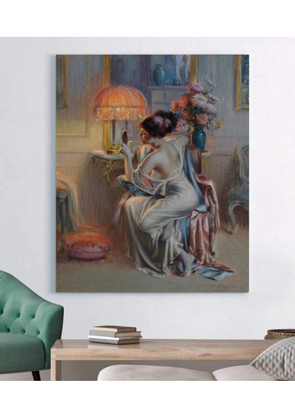 Delphin Enjolras Aynaya Bakış Kanvas Tablo