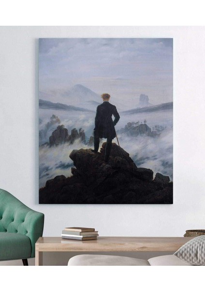 Caspar David Friedrich - Bulutların Üzerinde Yolculuk Kanvas Tablo fiyatları