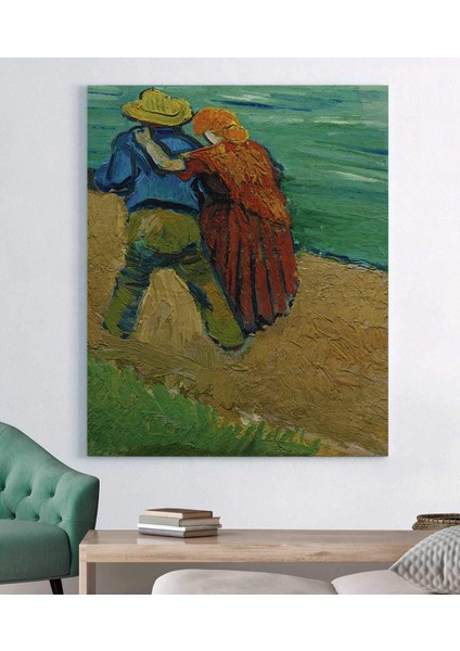 Yağlıboya Görünümlü Çift Kanvas Tablo