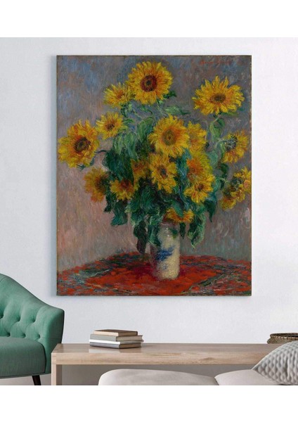 Claude Monet Ayçiçekleri Kanvas Tablo