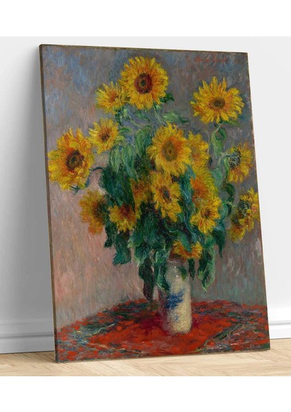 Claude Monet Ayçiçekleri Kanvas Tablo fiyatları