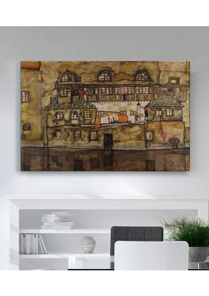 Egon Schiele Crescent Of Houses I