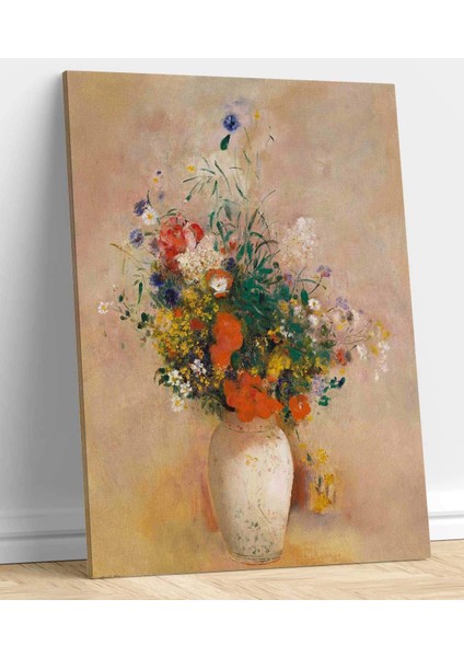 Odilon Redon - Çiçek Vazosu Kanvas Tablo