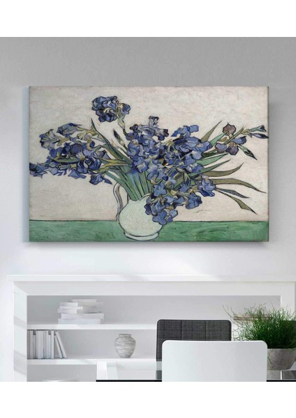 Vincent Van Gogh Süsenler Kanvas Tablo fiyatları