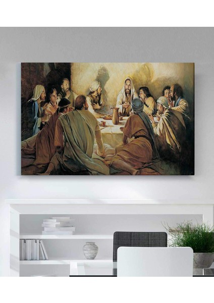 Son Akşam Yemeği Kanvas Tablo fiyatları
