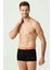 80253 Erkek Siyah 3'lü Boxer 2