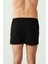 80054 Erkek Siyah Pamuk Boxer Şort 3