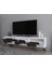 3D Tv Ünitesi Beyaz Ceviz 3