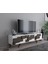 3D Tv Ünitesi Beyaz Ceviz 2