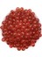 10MM Açık Kırmızı Renk Dünya Model Akrilik Boncuk,takı , Çanta Yapım Boncuğu (100GR,~180 Adet) 1