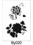Boyutlu Desen Stencil Şablon 21 x 30 cm BY-020 1