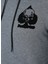 Kapüşonlu Standart Kalıp Antrasit Melanj Erkek Sweatshirt - E-Canda 2