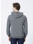 Kapüşonlu Standart Kalıp Antrasit Melanj Erkek Sweatshirt - E-Canda 3
