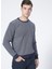 O Yaka Regular Fit Lacivert Erkek Sweatshirt 4